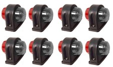 8 Pezzi Lato Gomma Evidenziatore Fari 12/24v Omologato A-102 Camion Rimorchio