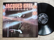 Jacques Brel ‎– Enregistrement Public A L'Olympia 1961 - LP