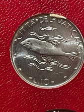 Moneta VATICANO 10 Lire Paolo