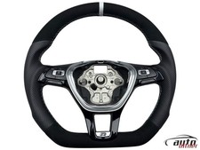 TUNING Volante Pelle Alcantara Vw GOLF 7 5G Multifunzione Cambio R-Line