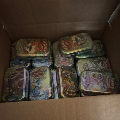 Lotto tin pokémon - tcg, eevee