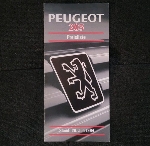 Peugeot 205 cabrio - peugeot, listino