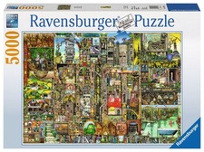 Ravensburger - Puzzle 5000 Colin Thompson città bizzarra