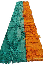 Tappeto runner in lana shaggy