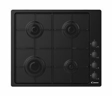 Candy Piano Cottura 4 Fuochi 60 cm Incasso a Gas Nero - CHW 6 LBB