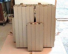 Caloriferi in alluminio colore bronzo, varie misure specificate nell'inserzione