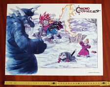Poster-mappa ORIGINALE  del videogioco CHRONO TRIGGER per Super Nintendo SNES .