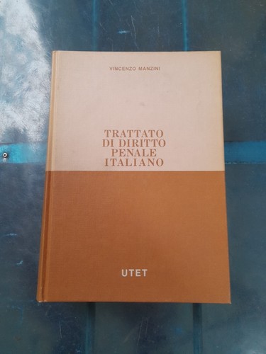 Manzini trattato di diritto - -,