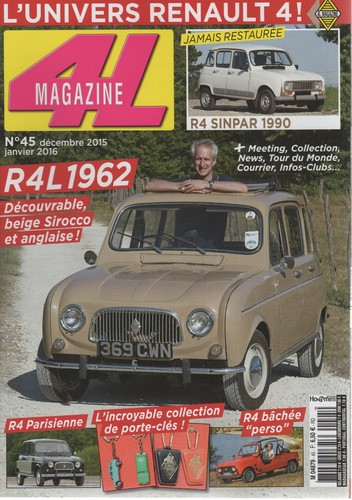 Magazine renault 4l - 45,