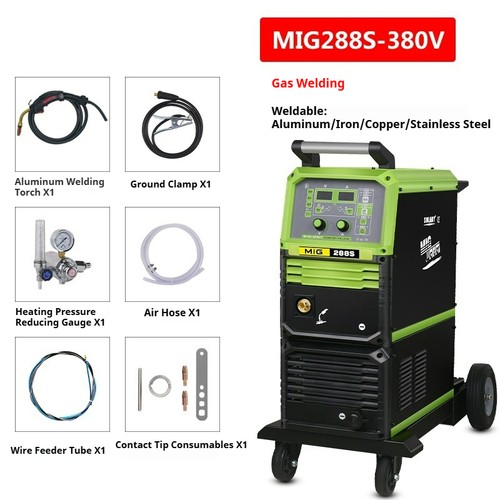 Saldatrice alluminio con - in,