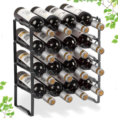 Scaffale per vino impilabile - vino,