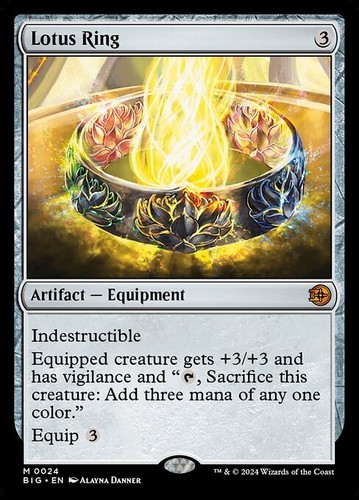 Mtg lotus ring exc anello - mtg,