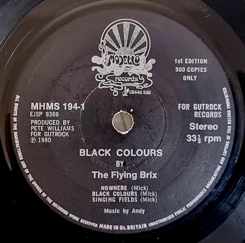 The flying brix - flying, black