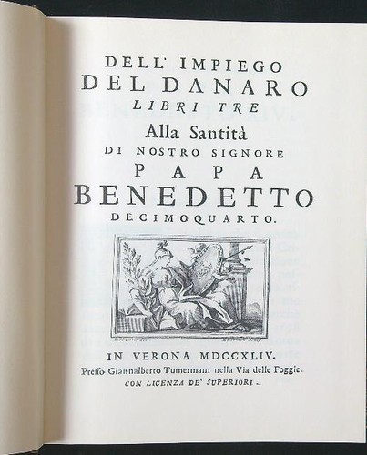 Dell impiego del danaro - dell'impiego, libri