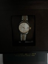 Philip Watch Caribe 35mm Cassa Argento in Acciaio, Cinturino Argento/Oro Rosa in