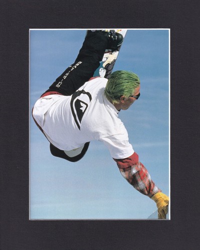 Quadro snowboarder stampa