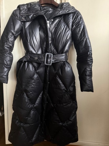 Piumino lungo donna nero - piumino,