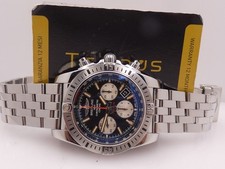 BREITLING CHRONOMAT AIRBORNE AB0115 AUTOMATICO ANNO 2015 TOP CONDITION OROLOGIO