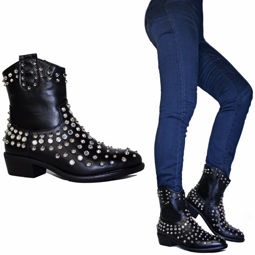 Scarpe donna stivaletti texani - scarpe,