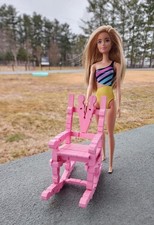 Sedia a dondolo nuova fatta a