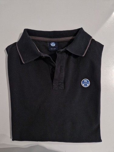Polo north sails nera uomo - north,