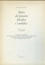 Storia del pensiero filosofico e scientifico. Volume sesto. Il Novecento