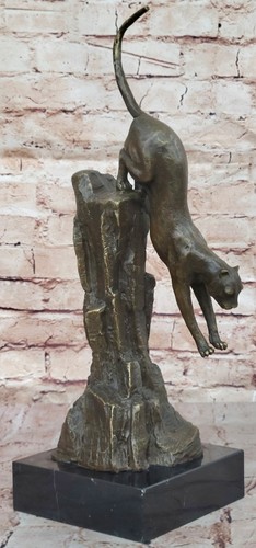 Statua scultura bronzo - , pantera