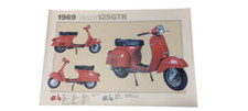 POSTER PLASTIFICATO VESPA 125