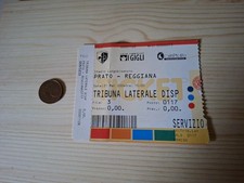 Biglietto stadio prato - biglietto,