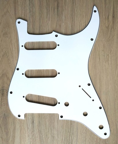 Pickguard blanc noir - pickguard, blanc/noir/blanc