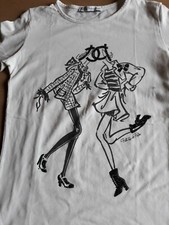 T-shirt da donna bianca in cotone/modal "Patrizia Pepe" Tg. S