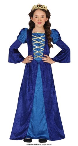 Costume dama medievale blue - dama,