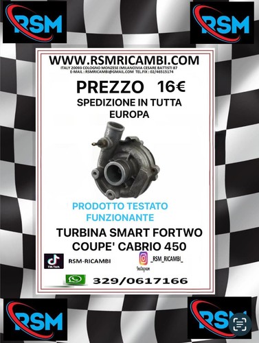 Turbina smart 450 fortwo - turbina,