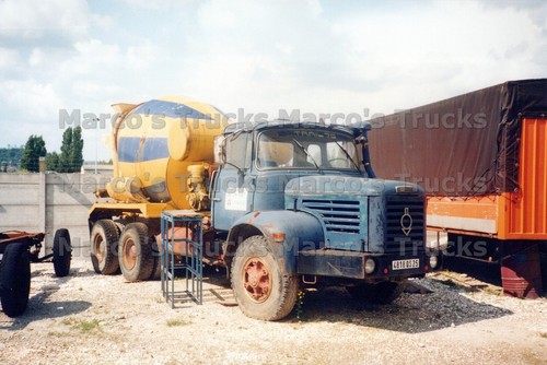 Foto camion berliet betoniera - camion,