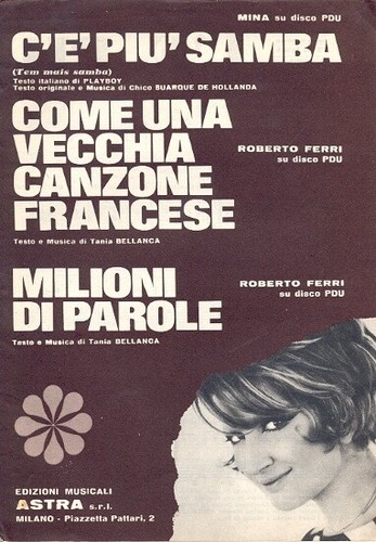 Spartito mina è più - mina, -c'è