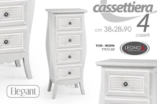 Cassettiera cassetti shabby - cassettiera,