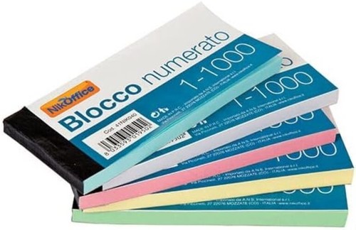 Blocchetti numerati 100 per - blocchetti, 1-100