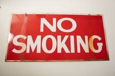 Vintage Large Porcelain Enamel