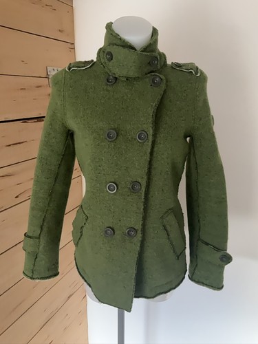 Giacca pavone lana verde