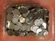 LOTTO DI 3,300 KG DI MONETE DI REPUBBLICA CON PICCOLI ERRORI DI CONIO [O584]