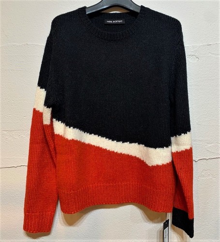 Neil barrett tricot bicolore - tricot,
