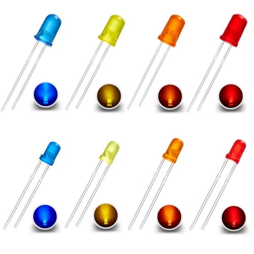 Lampeggiante led 3mm - lampeggiante, 5mm