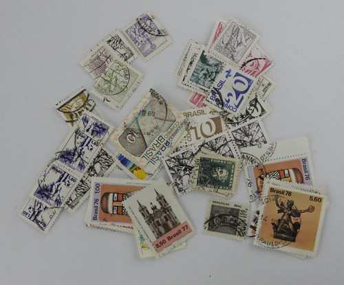 Lotto francobolli brasile - lotto,