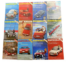Riviste Quattroruote 1990 annata completa 12 fasc (Disponibili Dal 1968 Al 2022)