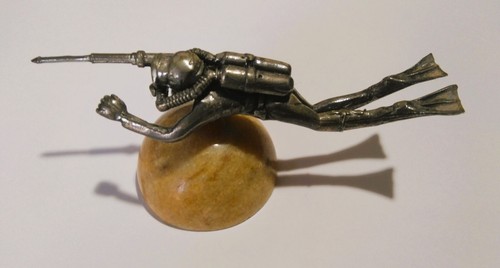 Vintage statuetta fermacarte - vintage,
