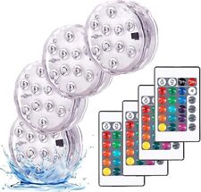 Luci LED decorative multicolore impermeabili - set da 4