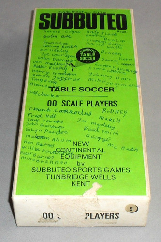 Subbuteo squadra calcio - di,