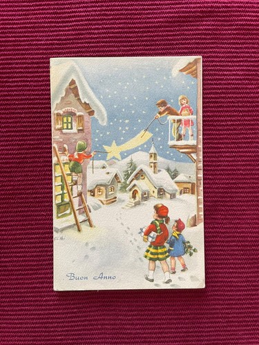 Cartolina buon anno - buon,