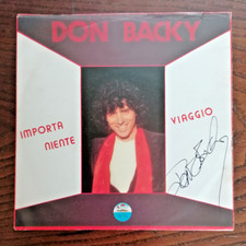 DON BACKY  AUTOGRAFATO  7"