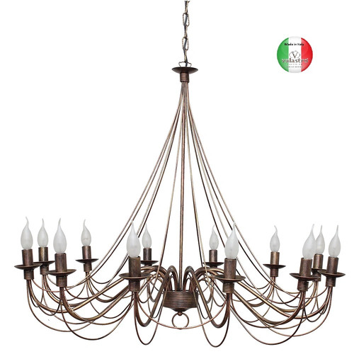 Lampadario ferro battuto - , arte